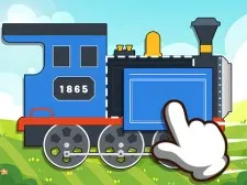 Joc de tren din cărămidă Labo