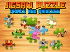 Puzzle -ul Prince și Prințesa Jigsaw